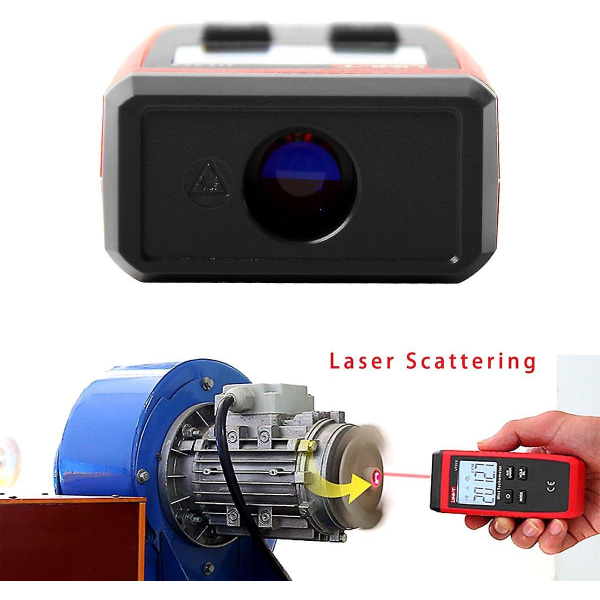 Berhrungsloser Drehzahlmesser, Uni-t Ut373 LCD Digital Laser Umdrehungsmesser kierroslukumittari