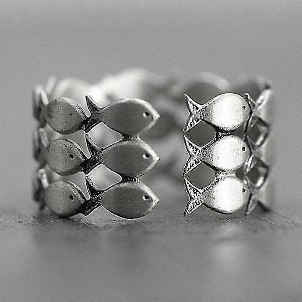 Till Min Dotter Simma Mot Strömmen Ring Justerbar Finger Ring För Kvinnor