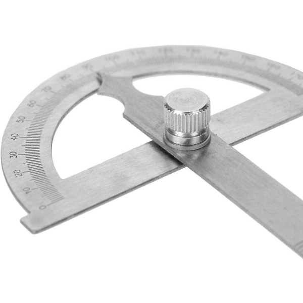 Ruostumattomasta teräksestä valmistettu kulmamittari, digitaalinen kaltevuusmittarin kulmamittari kulmamittarin viivain 0-180 astetta 15 cm (120 * 150 mm)