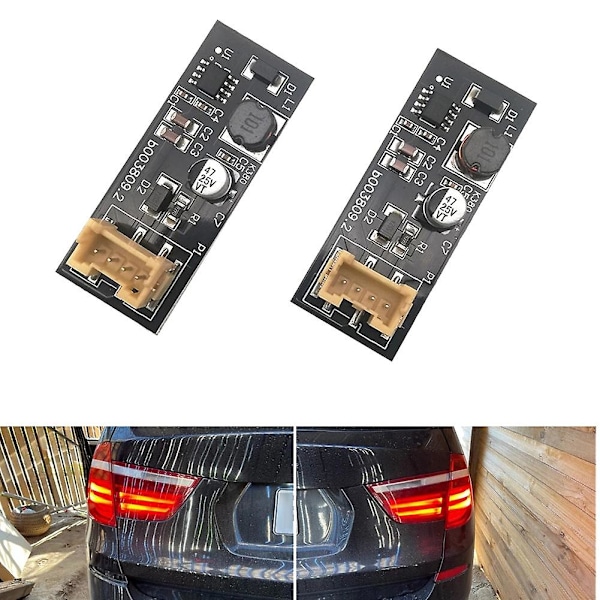 B003809.2 för X3 F25 10-17 2 st Bakre LED Bakljus Reparationsersättningskort Bakljus LED-drivrutin C
