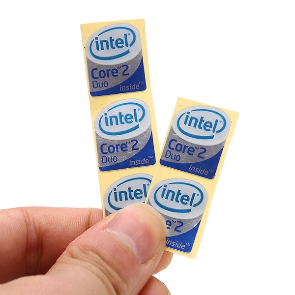 5kpl Kannettava pöytätietokone Intel Core 2 Duo Tarra Koristetarra
