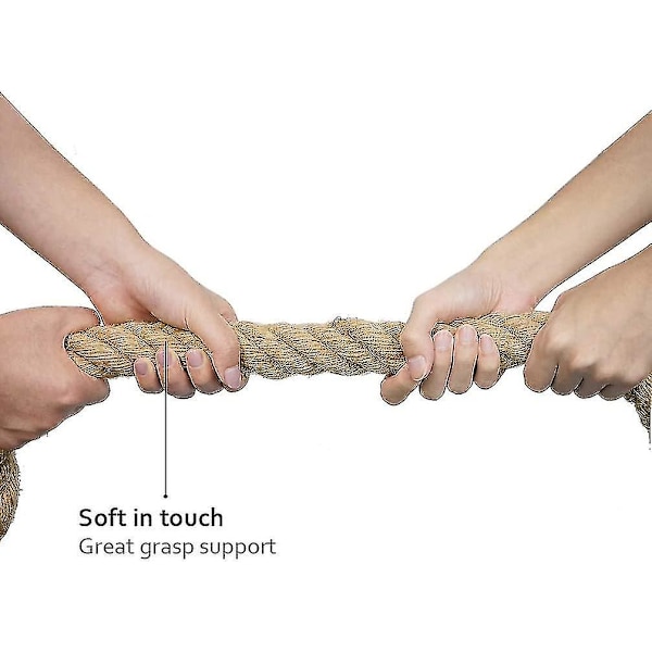 Klatretau med 50mm karabinkrok, 3m-9m Battle Rope for kroppsbygging