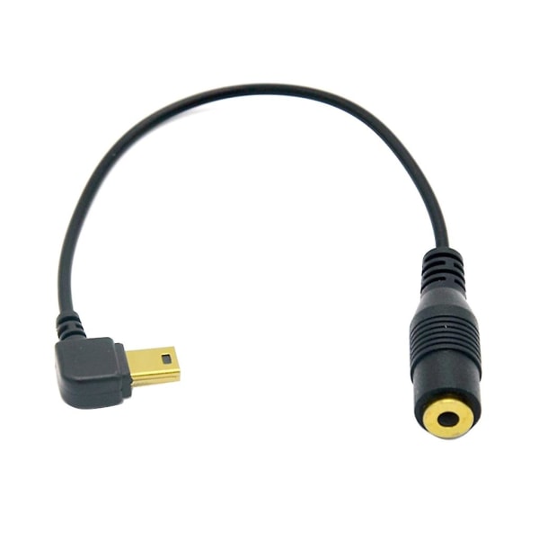 Lydadapterkabel Mini Usb til 3,5 mm mikrofonadapter til Gopro Hero 3/4