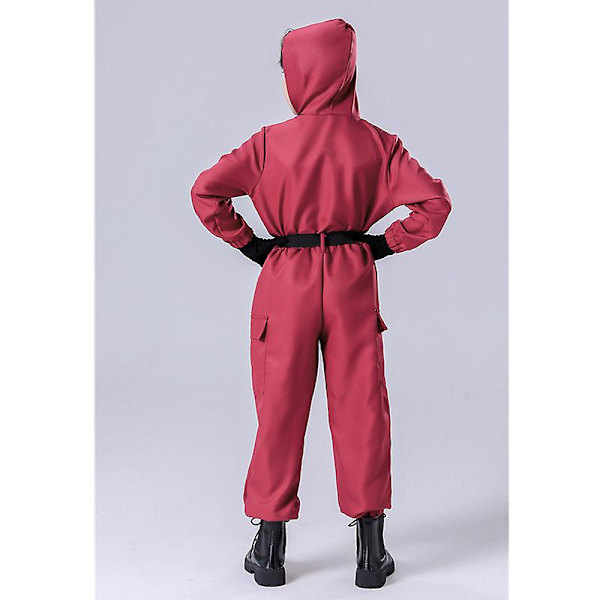 Lasten Halloween Squid Game -asu Cosplay-hyppyasusetti with triangle mask 150