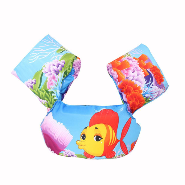 Toddler Flytväst Simväst Swim Floaties För Småbarn Flickor Och Pojkar Barn Simma Small Goldfish