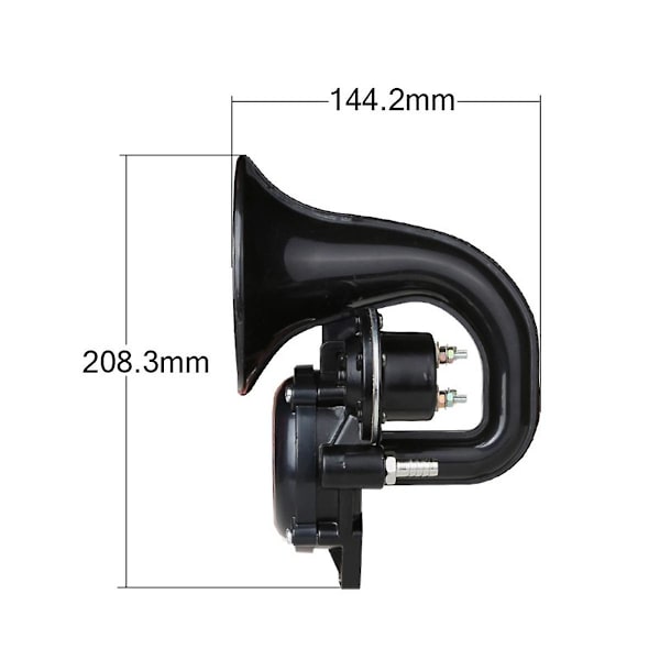 Auton kuorma-auton torvi 48w 24v 300db etanatorvi voimakas selkeä ääni auton modifiointitarvikkeet universaali