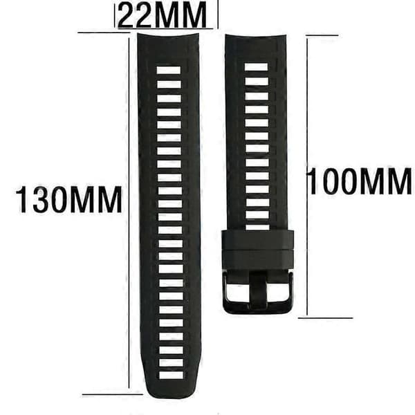 Urrem til Garmin Instinct Band Silikone Erstatningsrem Armbånd 22mm Lime