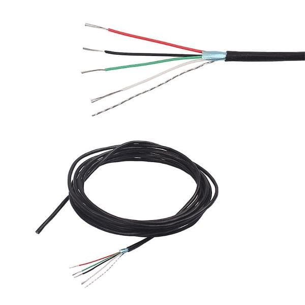 Skärmad 4-ledare anslutningskabel gitarr pickup kabel 24awg 3m längd gitarrdelar