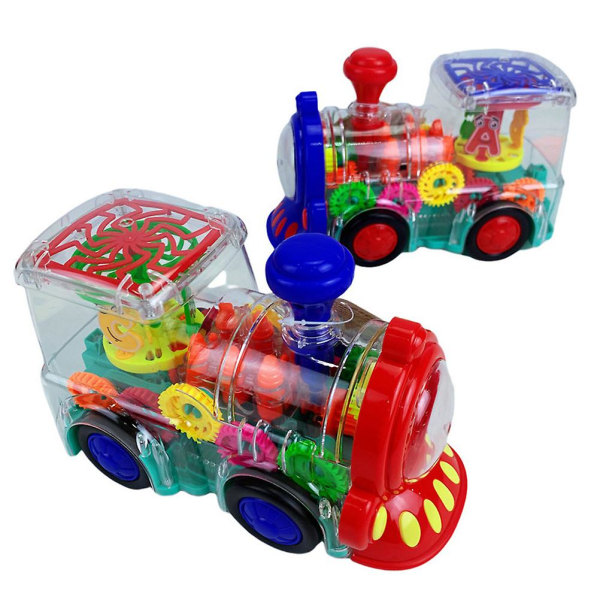 Babytog legetøj Elektrisk togsæt til børn Batteridrevet flyttetog legetøj med lys og musik gaver til drenge og piger