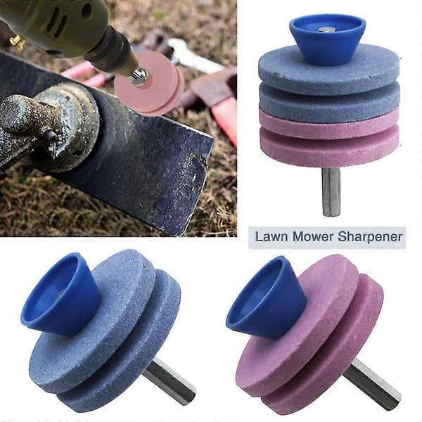 81 mm gressklipper sliper firesidig slipestein gressklipperblad sliper dobbeltsliper universal slipebor kutter Battqx