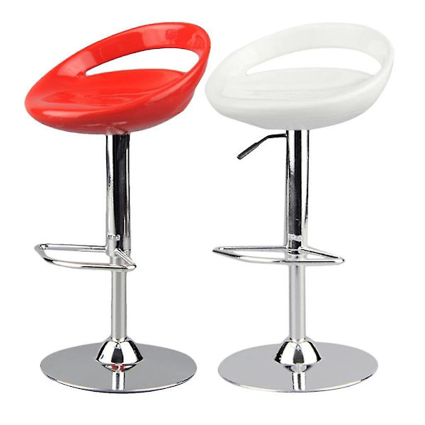 2 stk 1/6 Runde Barstoler Pub Svingstoler Møbler For Figurer