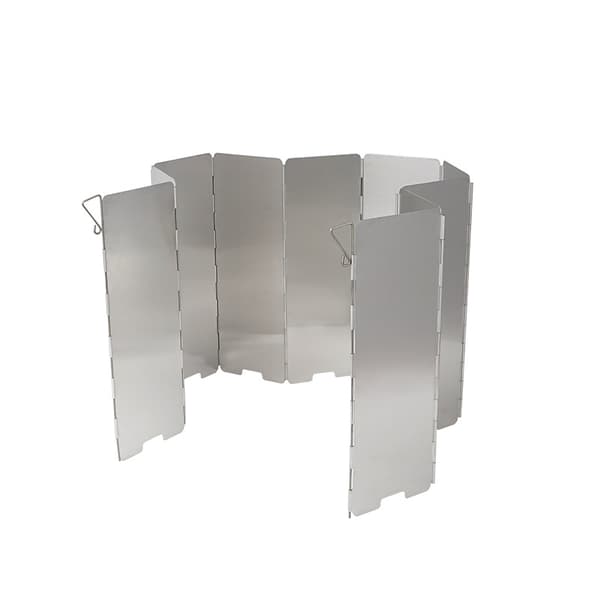 10 plattor aluminium vindskydd hopfällbart vindskydd spis vindskydd