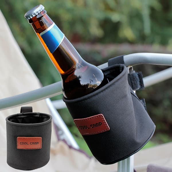 Sete Armlene Koppholder Justerbar Stropp Koppoppbevaring Oxford Stoff Universal Passform Isolert Koppholder for Reise