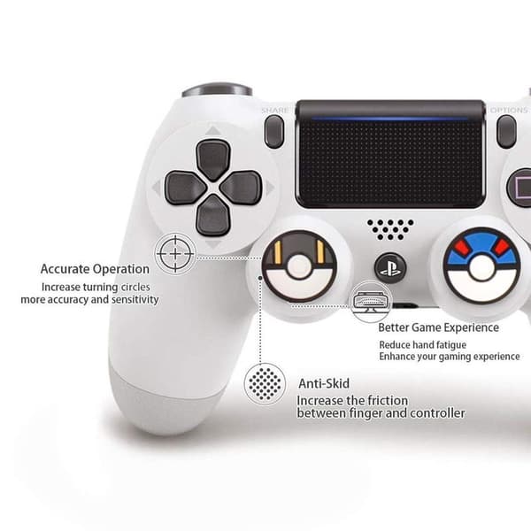 PS5-kontroller Joystick Caps Switch Pro Controller Fyrfärgad Älvbollstema Joystick Caps