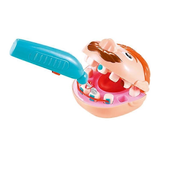 Perfekt kraft Kids Lilla Tandläkar Leklera Set Leksak Doktor Borra och Fyll Leksats Leksaksset