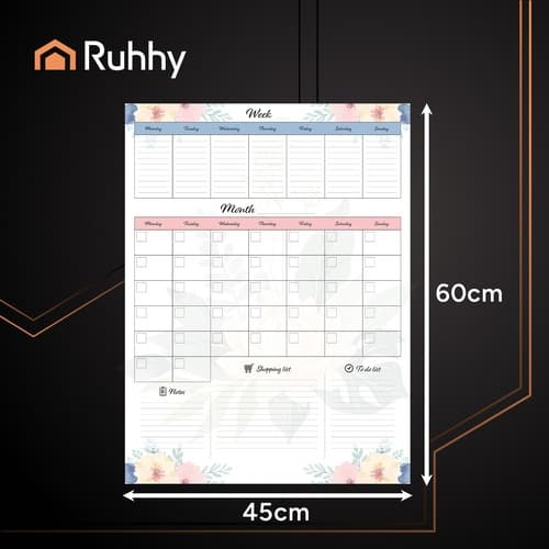 Magnetic Fridge Planners - Planning Board 550