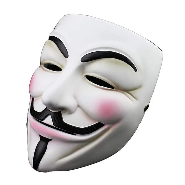 Anonym Halloween V For Vendetta Maske Sæt
