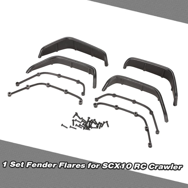 1 Set Rc Crawler Skärmbreddare För 1:10 Axial Scx10 Rc4wd D90 D110 Delar