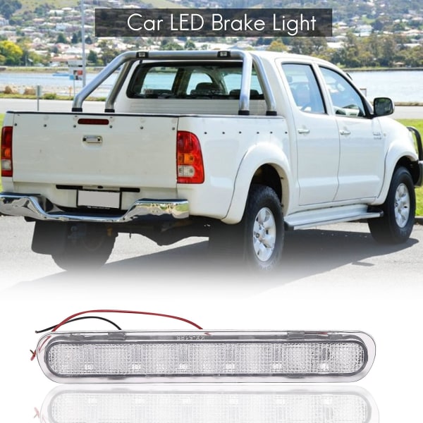 Bil Led Bakluke 3. Bremselys Lampe Hvit Lens 81570-0k080 For Toyota Hilux Vigo Mk6 Sr5 200