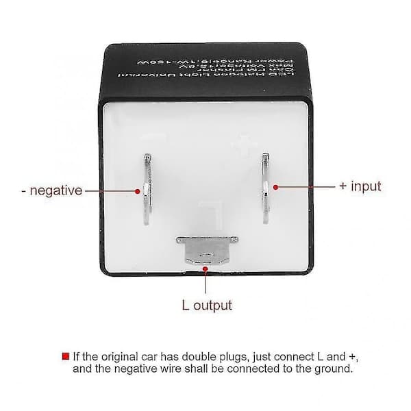 12V 24V 3-Pin Justerbart LED Blinkrelä Blinkersrelä
