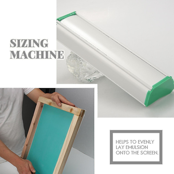 1stk Aluminiumlegering 8 Tum (20cm) Emulsionsskopa Beläggare Screentryck Pressverktyg-yu
