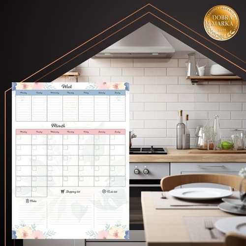 Magnetic Fridge Planners - Planning Board 550