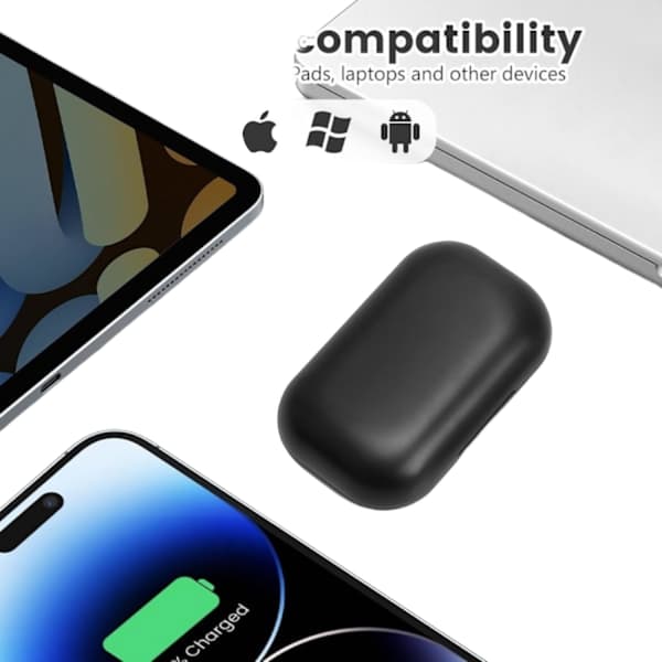 Paris_Mini usynlige minste Bluetooth-ørepropper i øret trådløse for søvn, trådløse søvnørepropper, støyreduserende hodetelefoner
