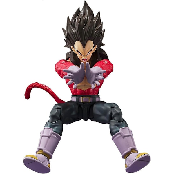 Bandai Tamashii Nations SH Figuarts Broly \"Dragon Ball Z\" Actionfigur Transparent støtte Super four vegeta