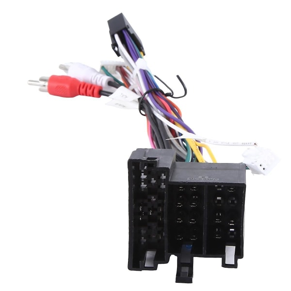 Bil Android Radio CANBus Kabel Strøm Ledningsnet Stikadapter med CAN Bus Dekoder til Alfa Romeo 147 159 Black