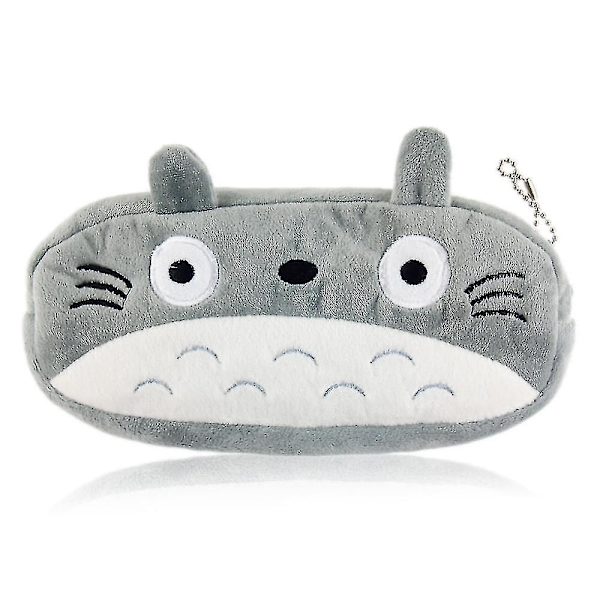 Söpö pehmoinen Totoro-kissa kynä kynäpussi kosmetiikkapussi lompakko paperitavarat vetoketjupussit