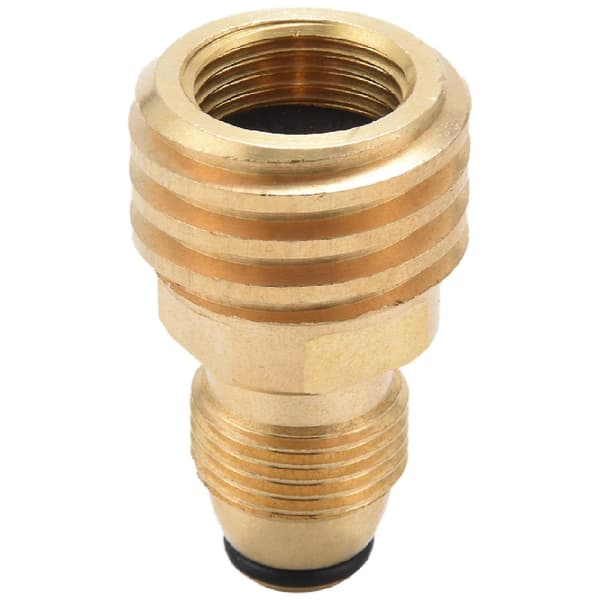 Propangasadapter konverterer LP-tankserviceventil til QCC1/Type1 - Gammel til ny