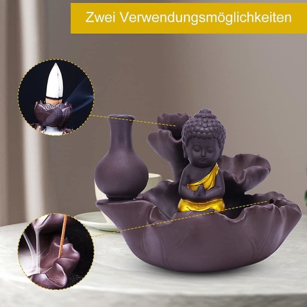 Rucherstbchenhalter Keramik Rckfluss Ruchergef Weihrauchbrenner Fr Home Office Yoga Aromaterapi Ornament