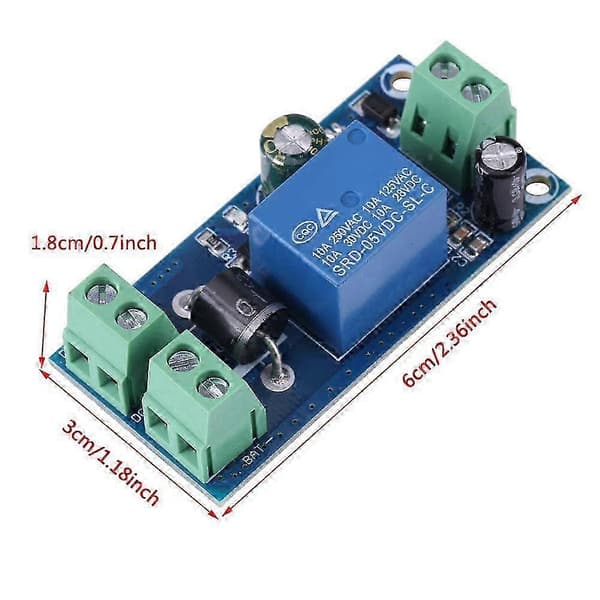 Automatisk omskiftermodul nødcontroller til 5V til 48V 10A DC strømforsyning og batteristyringssystem