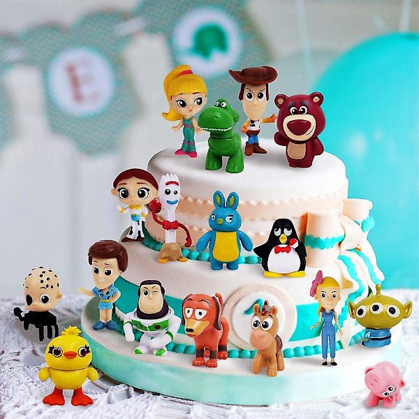 17 stk. Toy Story-figurer Mini-figurer Legetøjssæt, Tegneseriefigurer Samleobjekter Model Dukker Bordpynt til børn