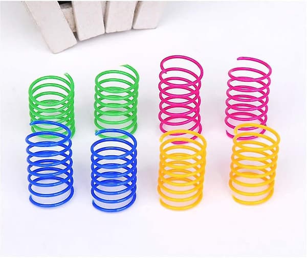 Kattfjäderleksak (60-pack), Kattleksaker Plastspiraler