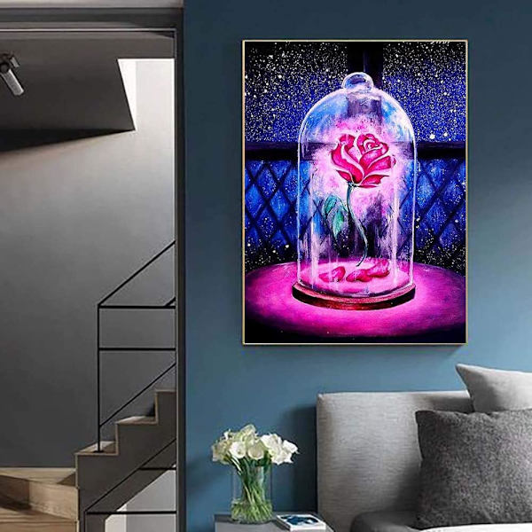 5D diamantmålning för vuxna Digital diamantkonstmålning G