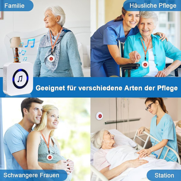 Nödsamtal för äldre/äldrelarmarmband/anropsknapp/trådlös personsökare/äldresummer/hem