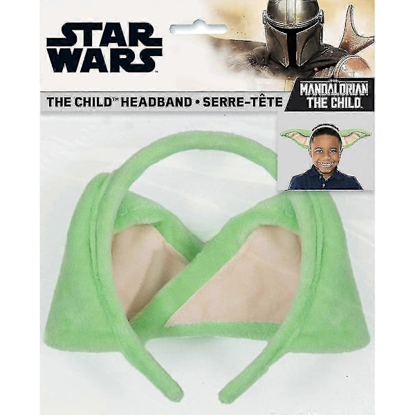 Mandalorian Børne Hårbøjle i Stof - Unikt Design - One Size, 1 stk.