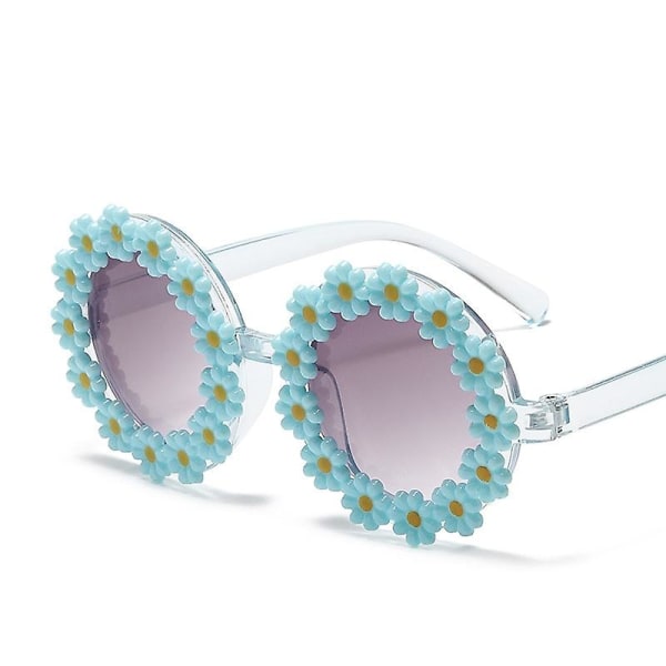 Udendørs Daisy Flower Solbriller Cute Goggles Uv400 Solsikke Runde Solbriller Personlighed A03