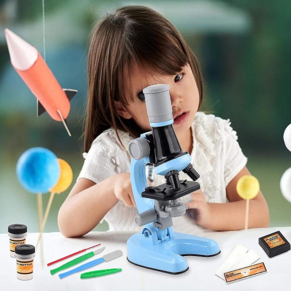 Science Microscope For Kids Student, 100x/400x /1200x sammensatte mikroskoper Science Experiment Toy