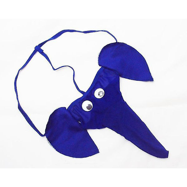 Erotisk lingeri herretrusser elefant sexede T-bukser spil T-bukser flirtende prank trusser blue