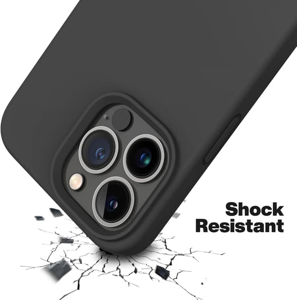 Heltäckande stötsäkert slimmat mobilskal i silikon lämpligt för iPhone 13 Pro Max skyddsfodral