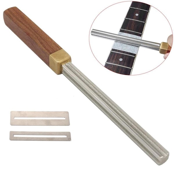 Gitarrbandskroningsfil med halsskyddsark Gitarrreparation Bandfil