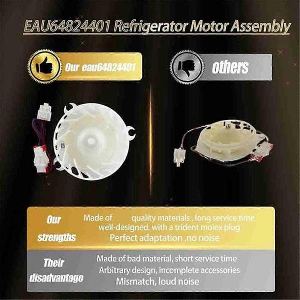 Erstatningsblæsermotor til køleskab - Model EAU64824401 og EAU61505013