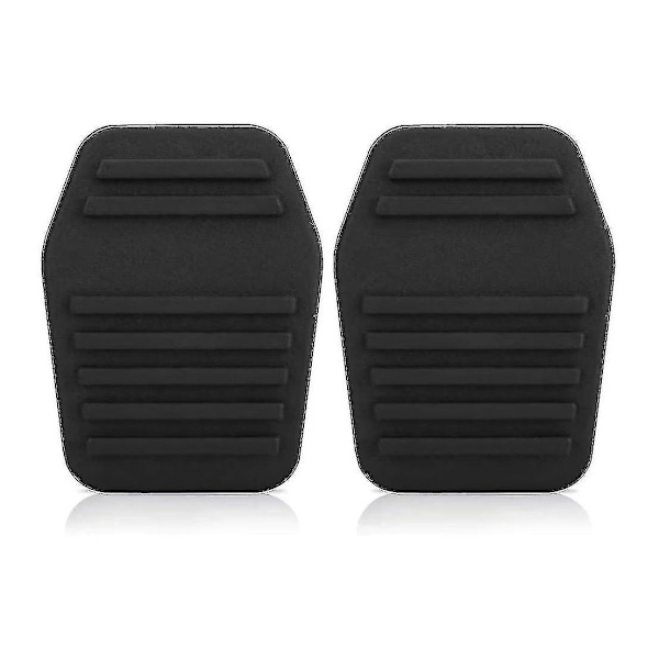 Pedalbelägg Cover Bil Pedalbelägg Cover Passar för Transit Caoutchouc Pedal, Transit Connect Broms (1 Par, Svart) (DP)
