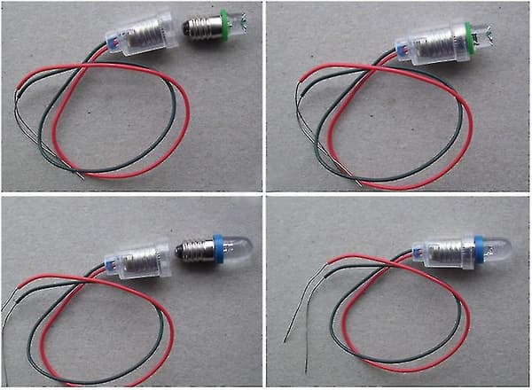 10 stk E10 Lamper Base Led Screw Mount Små Pærer Holder Lys