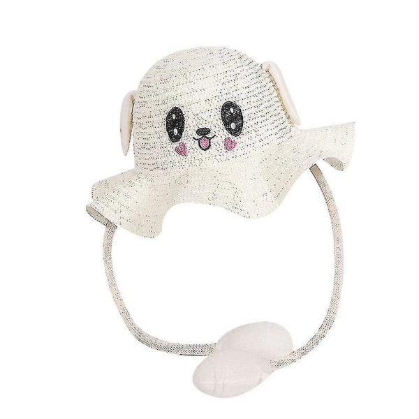 Kids Bunny Summer Hat med bevægelige ører