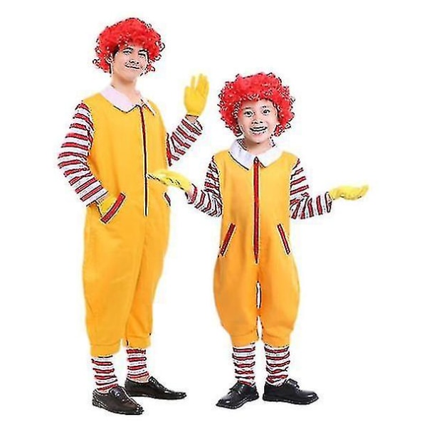 Clowndräkt, juldräkt för barn för vuxna, juldekoration A 100CM