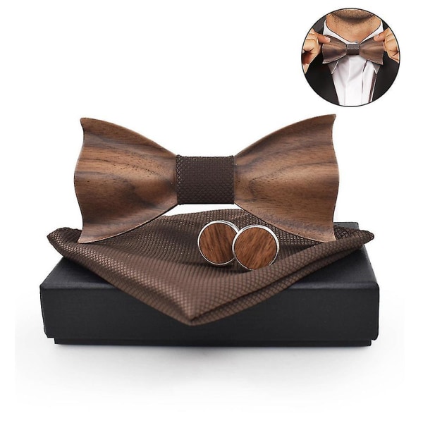 Håndlavet Træ Butterfly Fremstillet I Editions, Træ Butterfly 3d Præget Træ Butterfly Plaid Firkantet Tørklæde