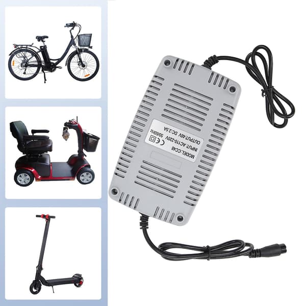 Elektrisk scooter lithium batterioplader, elcykel 48V lithium batterioplader Solid Normal